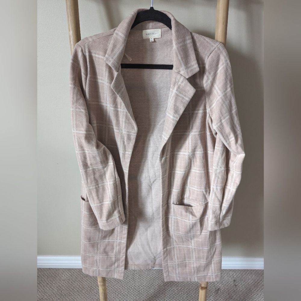 Cozy and soft blush Melloday sweater coat / Size S
